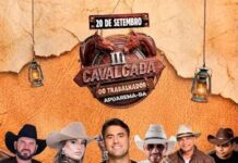 III Cavalgada do Trabalhador deve reunir comitivas de toda a região em Apuarema, dia 20.